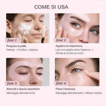 Maschera per gli Occhi con Bio-Collagene Glamora