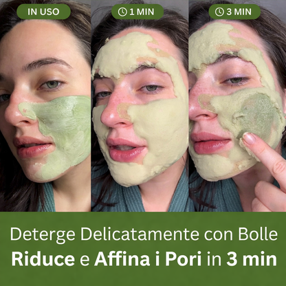 Maschera Bubble Purificante al Basilico Sacro