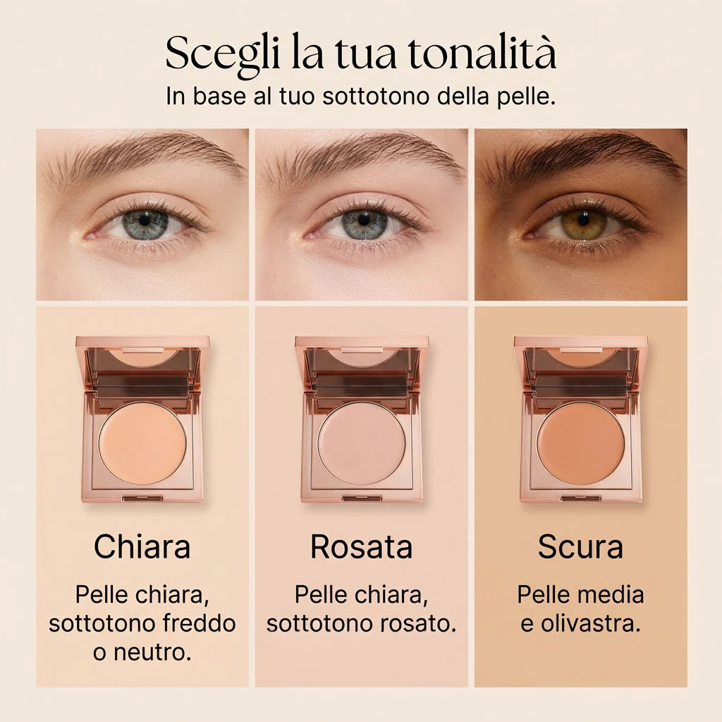 Glamora Viral Cover™ — CC Cream Occhiaie con Pennello