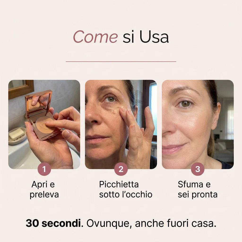 Glamora Viral Cover™ — CC Cream Occhiaie con Pennello