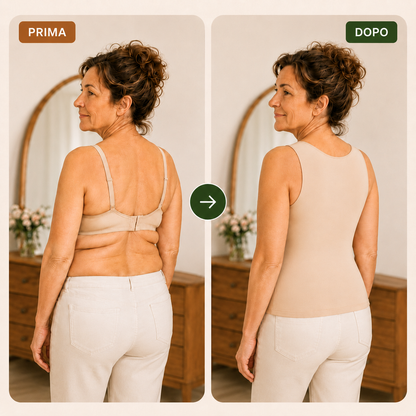 Canotta Glamora™ — Reggiseno Integrato