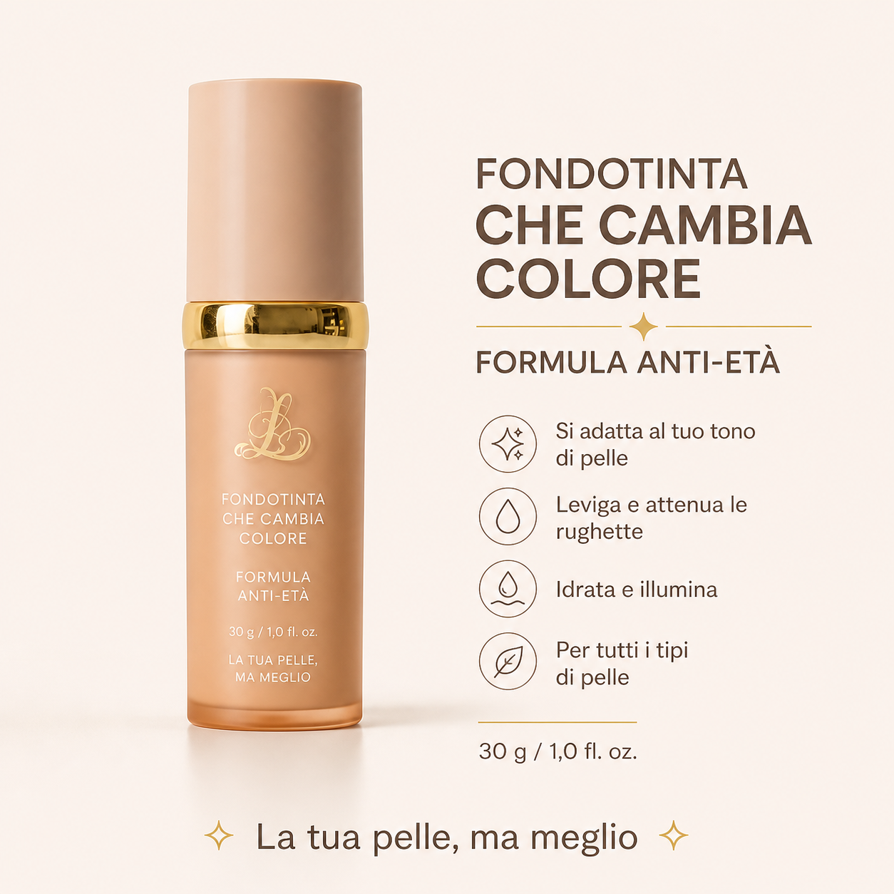 Fondotinta Cambiante 4-in-1