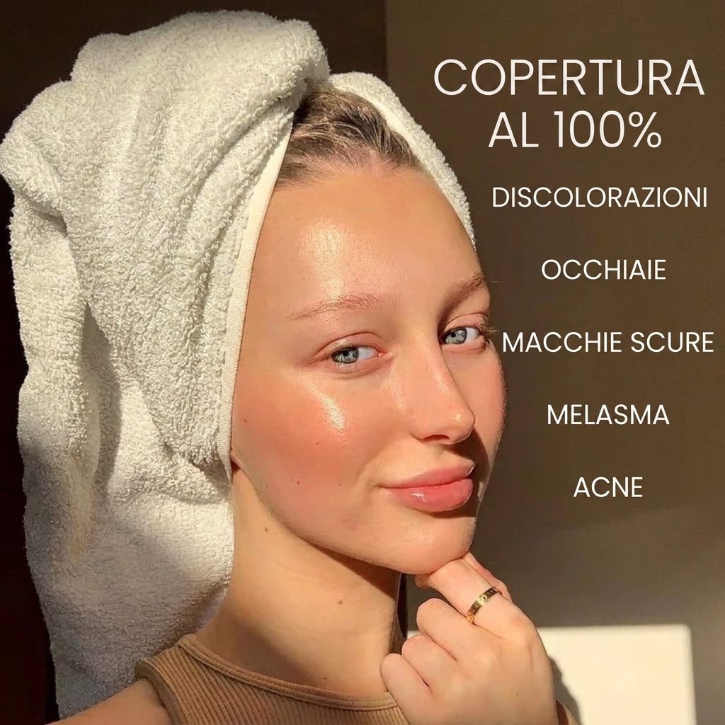 Glamora Viral Cover™ — CC Cream Occhiaie con Pennello
