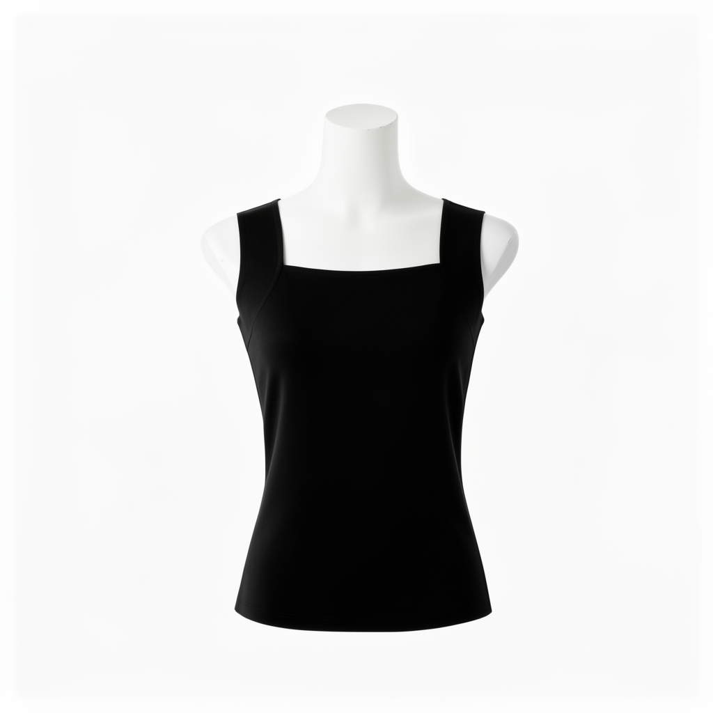 Packshot Tank Top Noir