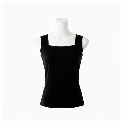 Packshot Tank Top Noir