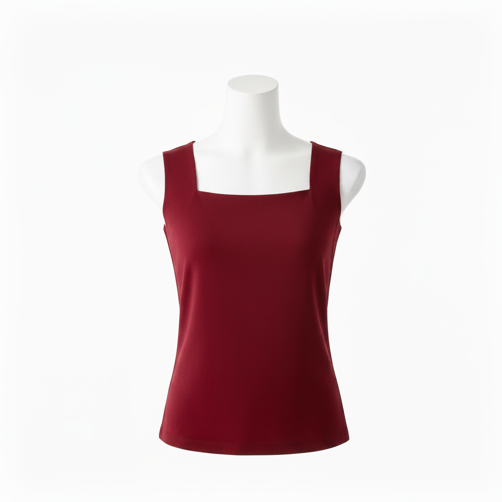 Packshot Tank Top Rosso