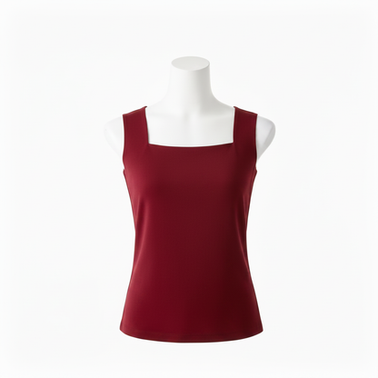 Packshot Tank Top Rosso